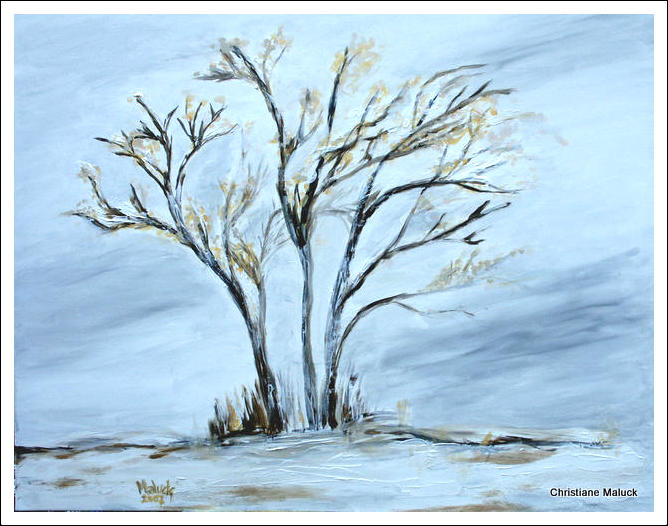 Baum im Schnee