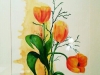 orange Tulpen