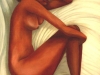 Maries Schokoladenseite, 1994, Oel 100x140 cm