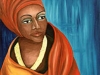 Jessye Norman,eine weltbekannte Sopranistin,1998, Oelfarbe, 40x50 cm