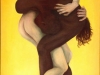 Ismael Ivo, brasilianischer Tänzer, war u.a. Choreograph in Weimar, Oelfarbe, 80x120 cm