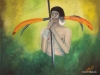 Eriebatskaindianer, Oel, 140x100 cm