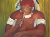 Takuma, oberster Heiler und Hellseher in der Amazonasregion, Oel, 50x70 cm