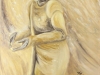 11.Sept.2001, sie entkam einer Wolke aus Staub, Oel, 70x100 cm
